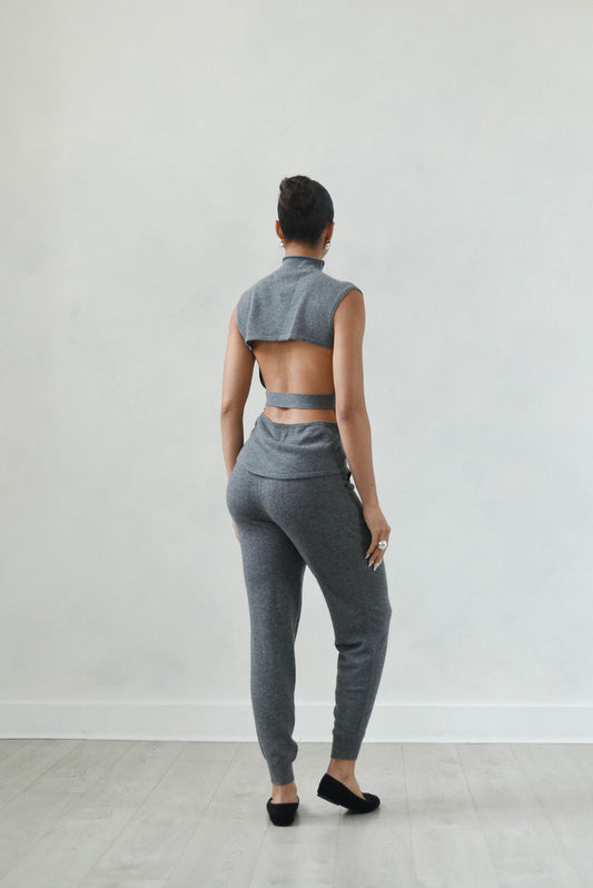 Manon Backless Cashmere vest