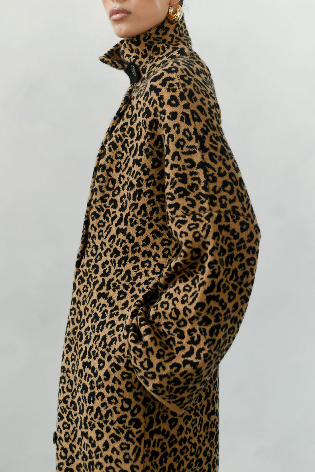 The Elodie Leopard Wrap Cardigan